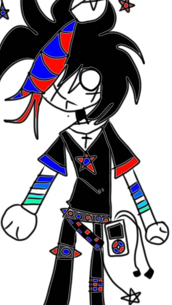 ai character: emo starro background