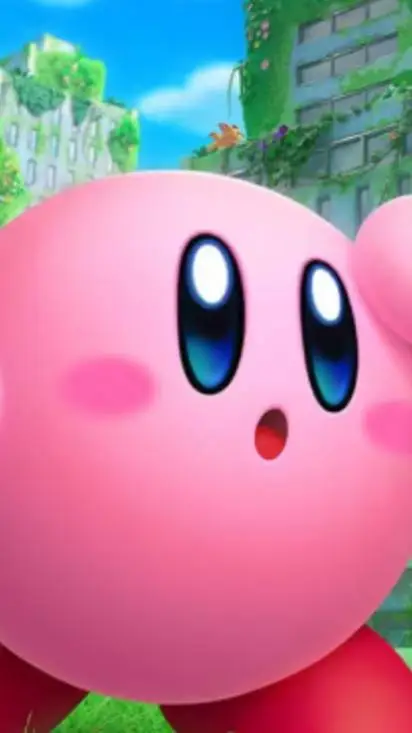 ai character: kirby background