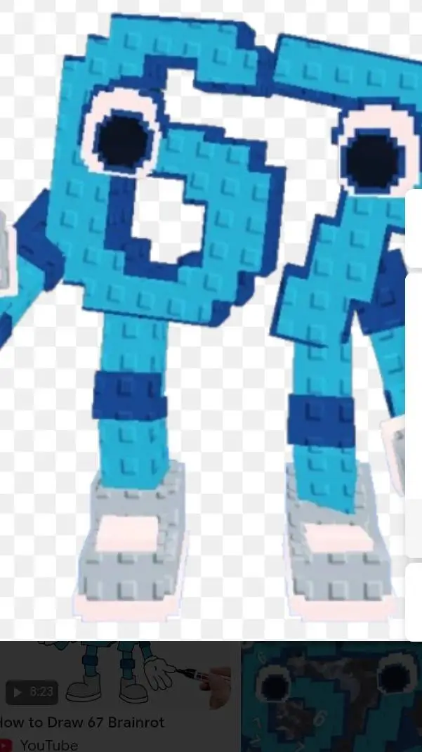 ai character: six seven background