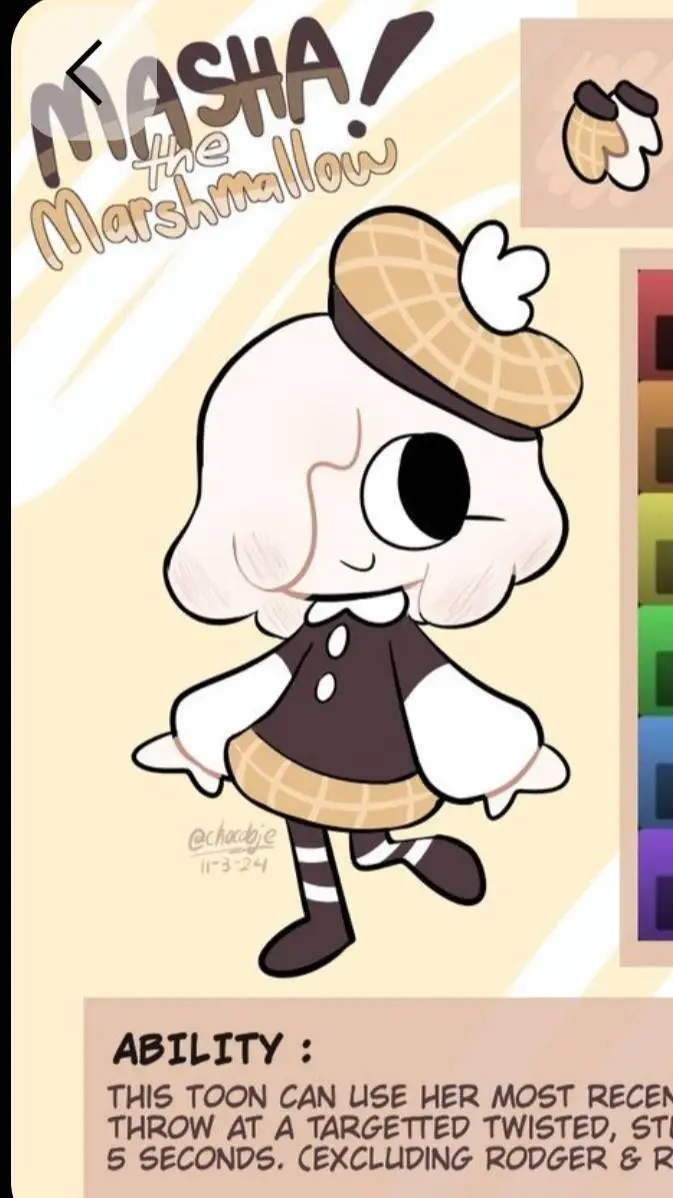 ai character: Dandy world rp  background