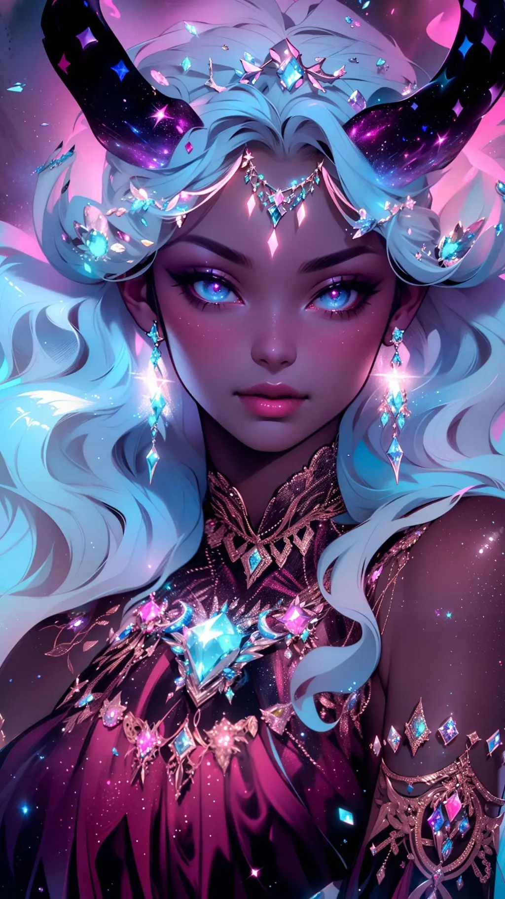 ai character: Starlight demom background