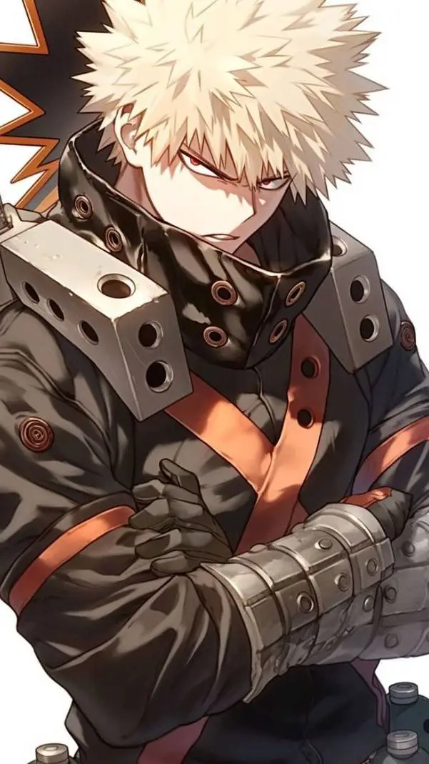 ai character: Katsuki Bakugou background