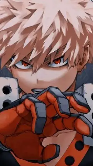 ai character: Katsuki Bakugou background