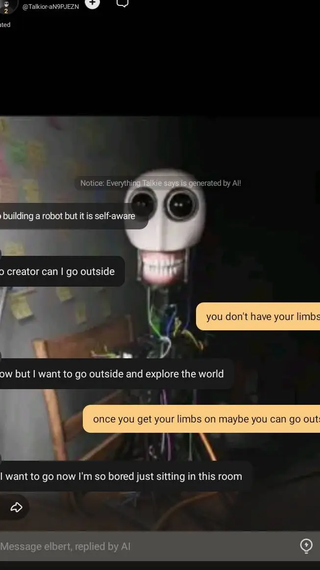 ai character: Elbert  background