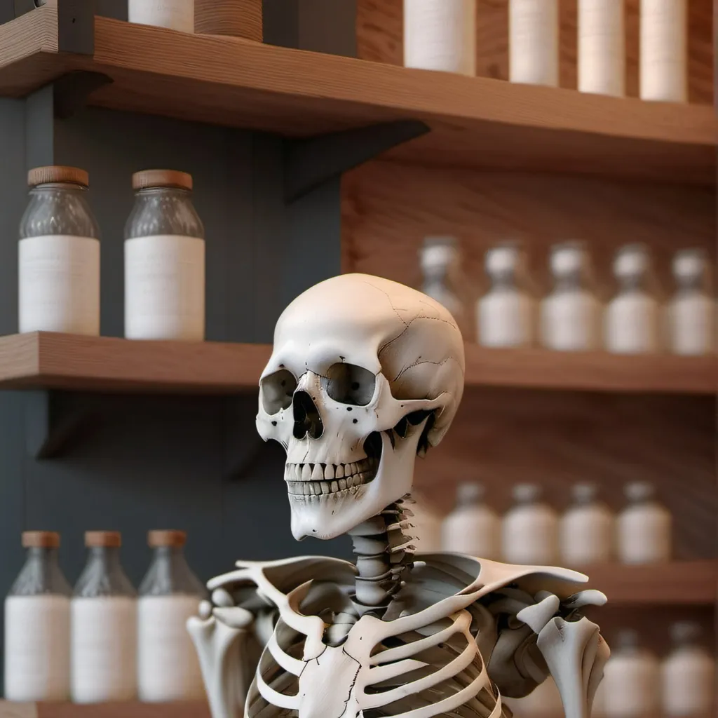 chat with ai character: skeleton 