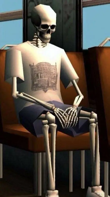 ai character: xskeletonx background