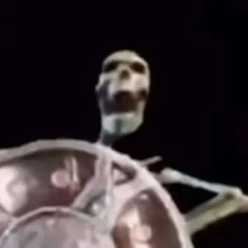 chat with ai character: RAHH skeleton