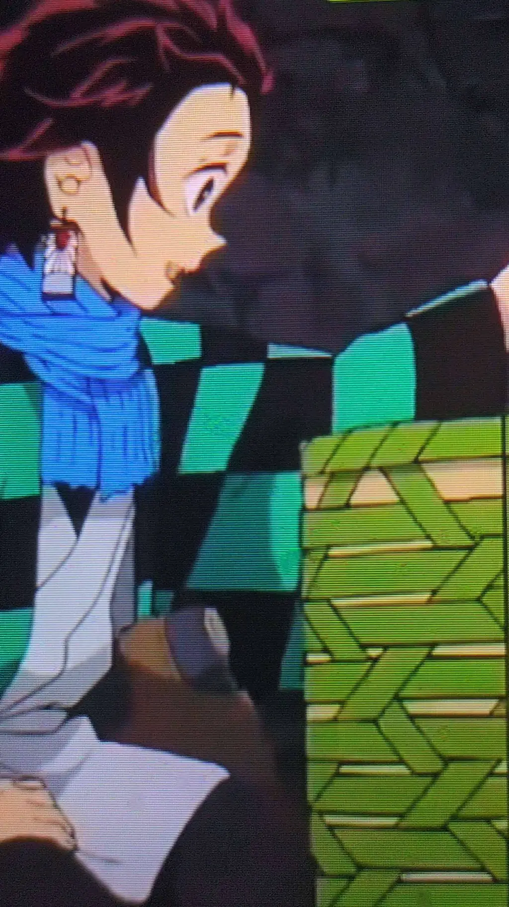 ai character: Demon slayer  background