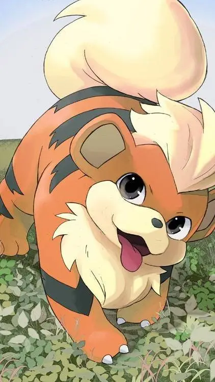 ai character: Growlithe background