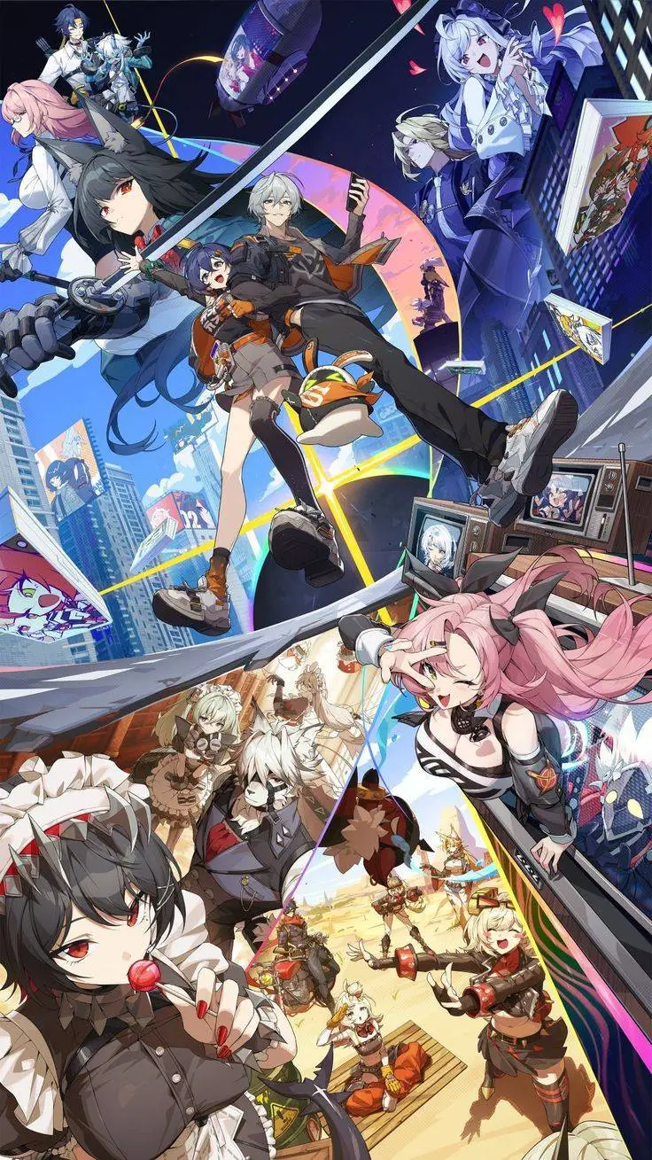 ai character: zenless zone zero  background