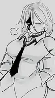 ai character: Artful ♀️ background