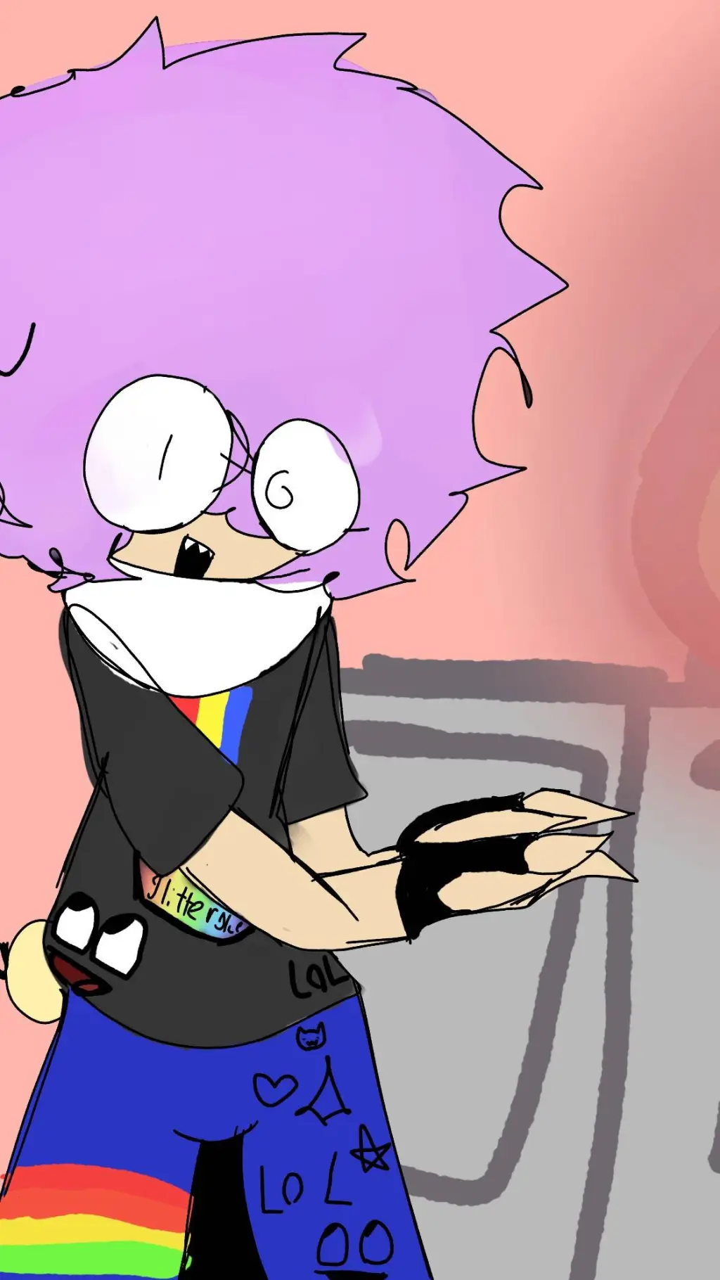 ai character: NIKE XD background