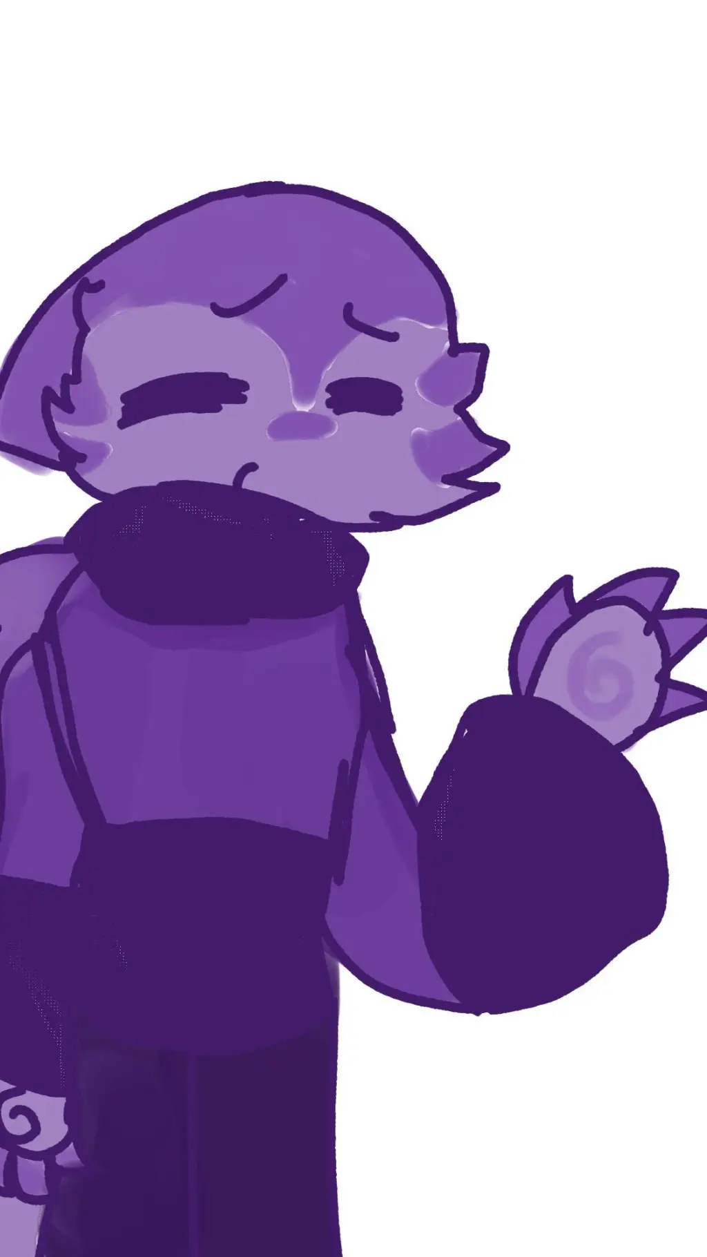 ai character: purplefamous background