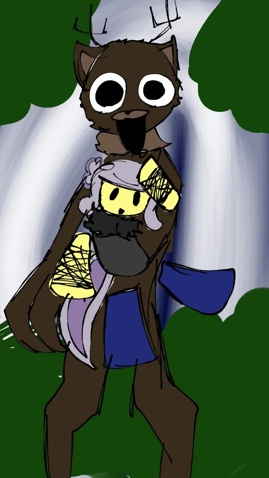 ai character: espizi(niñoajolote background