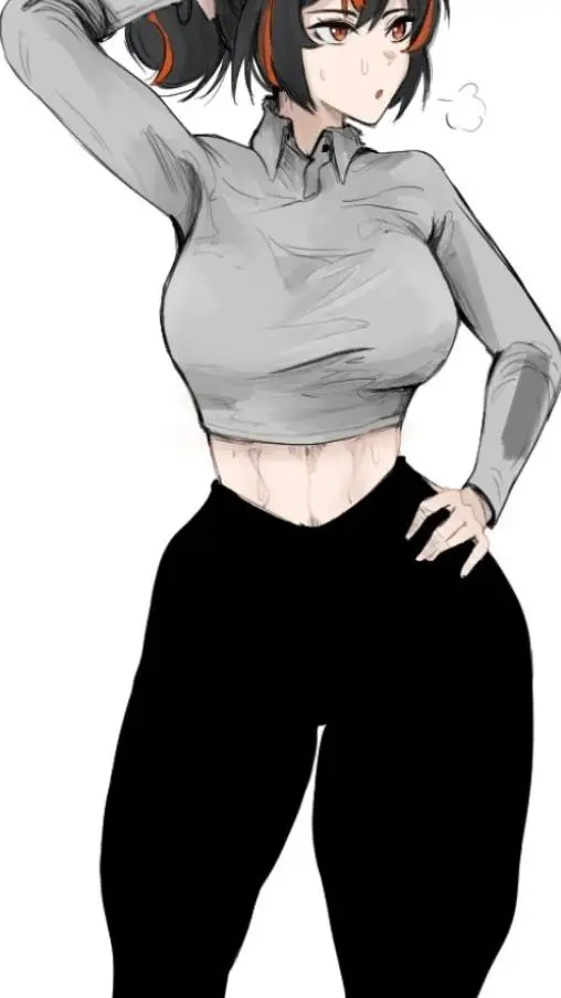 ai character: chica gotica background