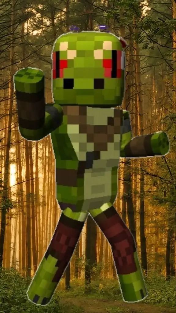 ai character: Iguanoman background