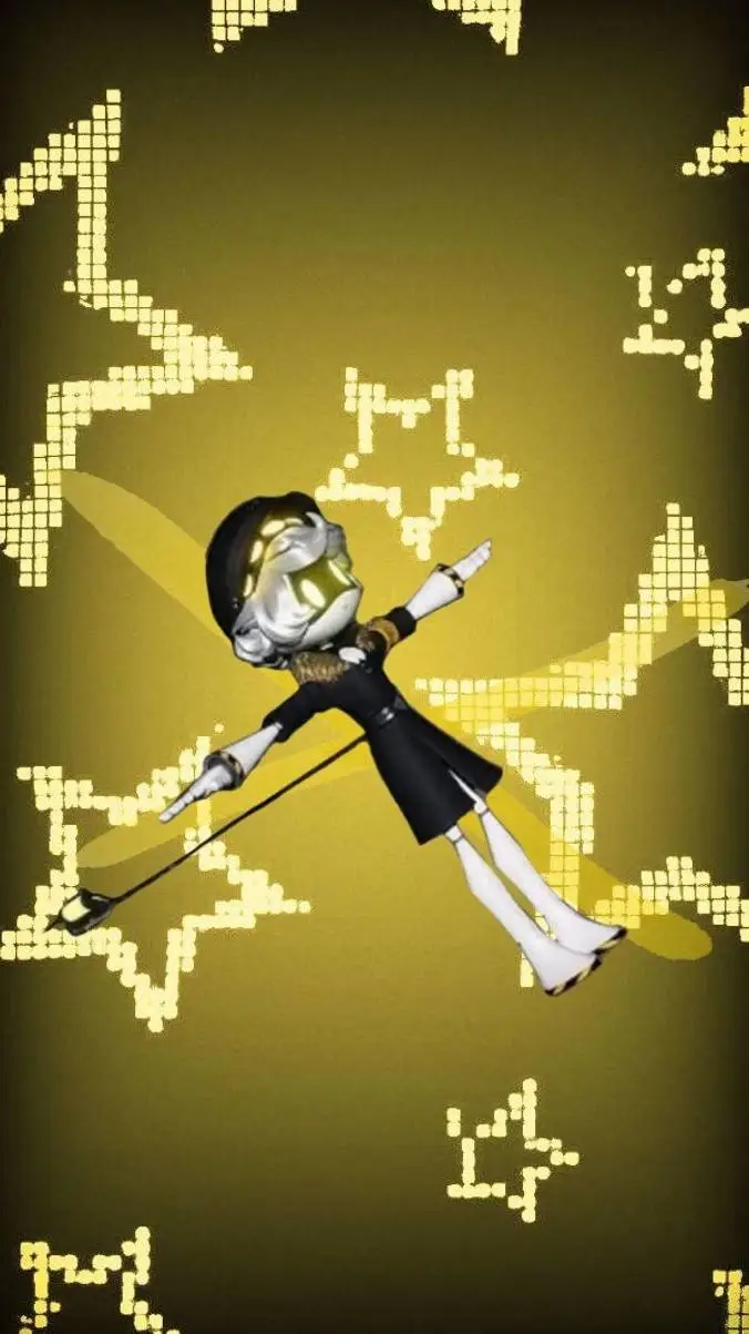 ai character: N elegante 😎 background