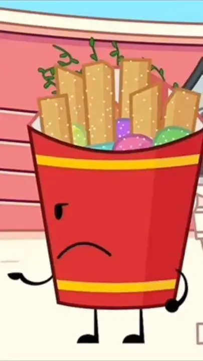 ai character: fries  background