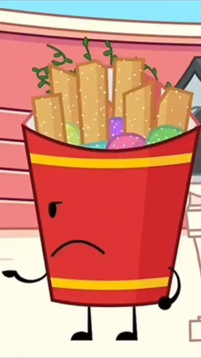 ai character: fries  background