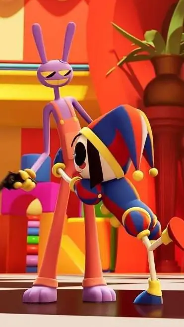 ai character: Jax X Pomni (ep 6) background