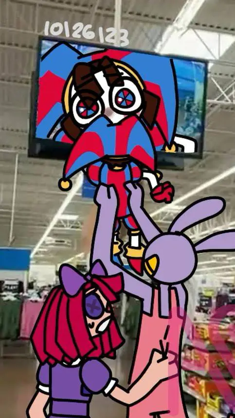 ai character: Ragatha Jax Pomni  background