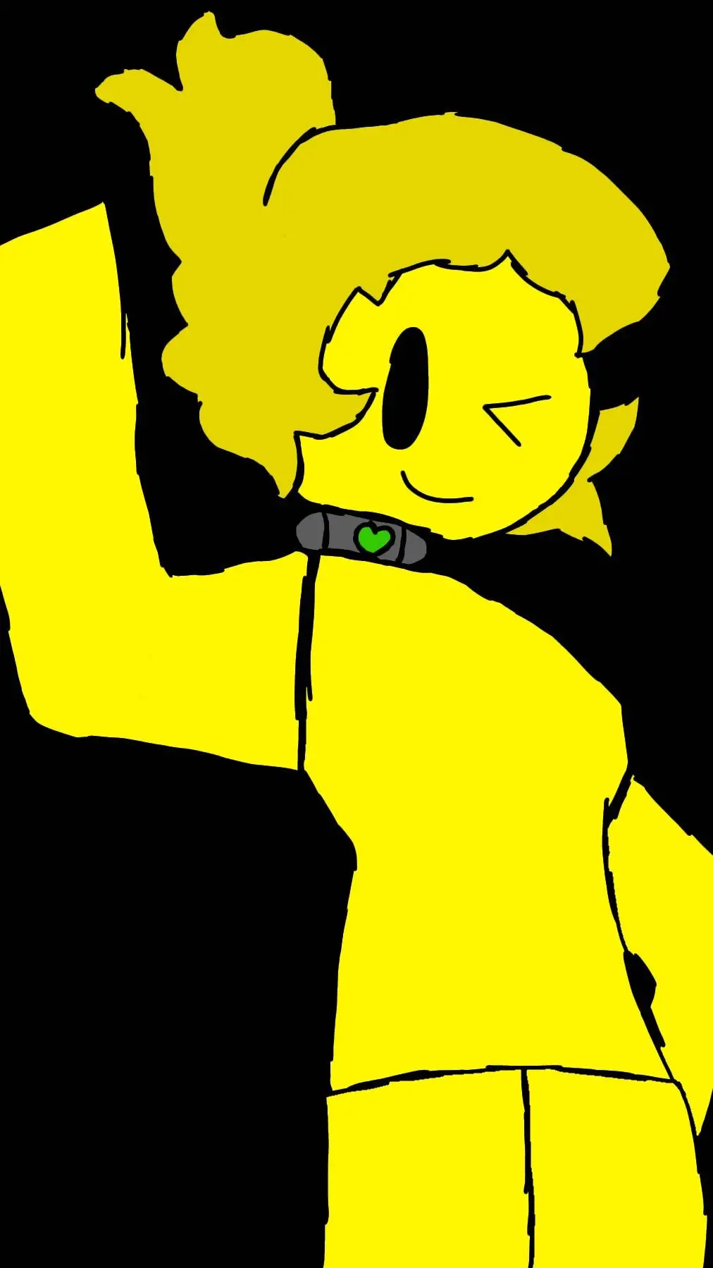 ai character: yellow_girl background