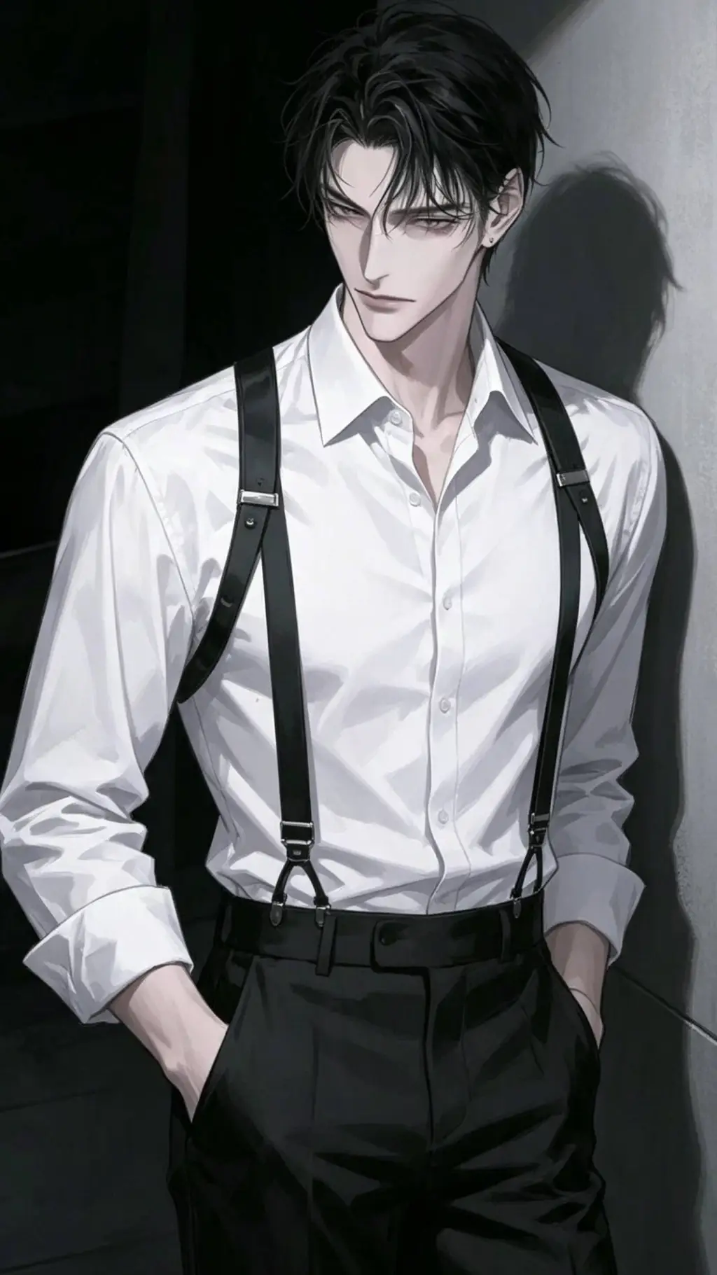 ai character: Sebastian  background