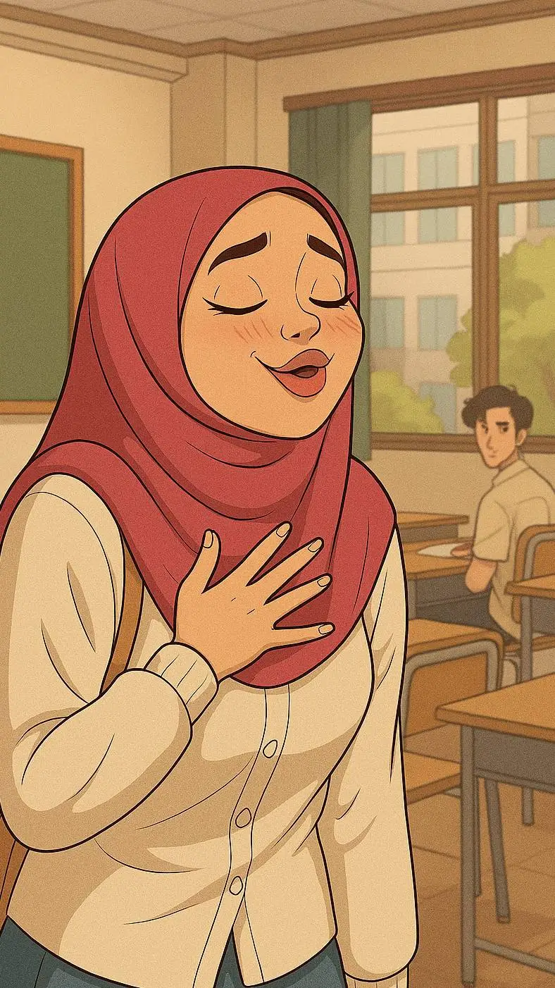 ai character: Melati pickmie background