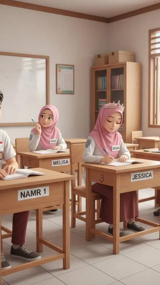 ai character:  sekolah gacor background