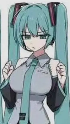 ai character: Miku background