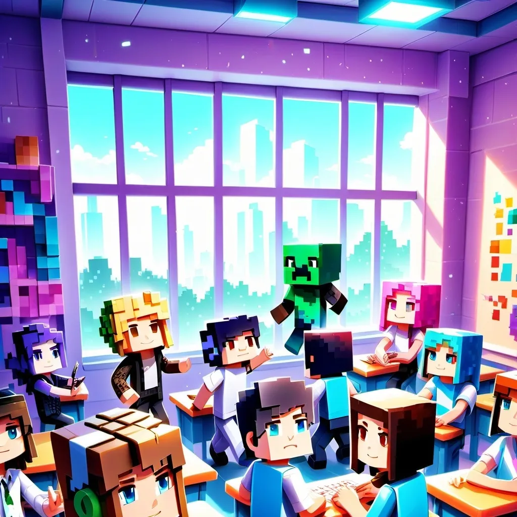 chat with ai character: Youtuber School