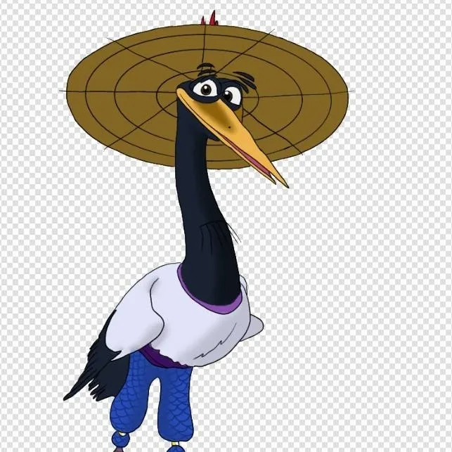 chat with ai character: Crane kungfu panda