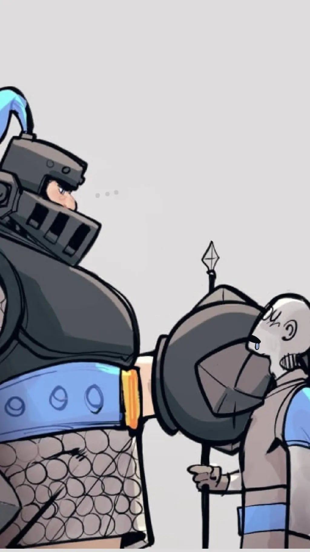 ai character: Mega knight background