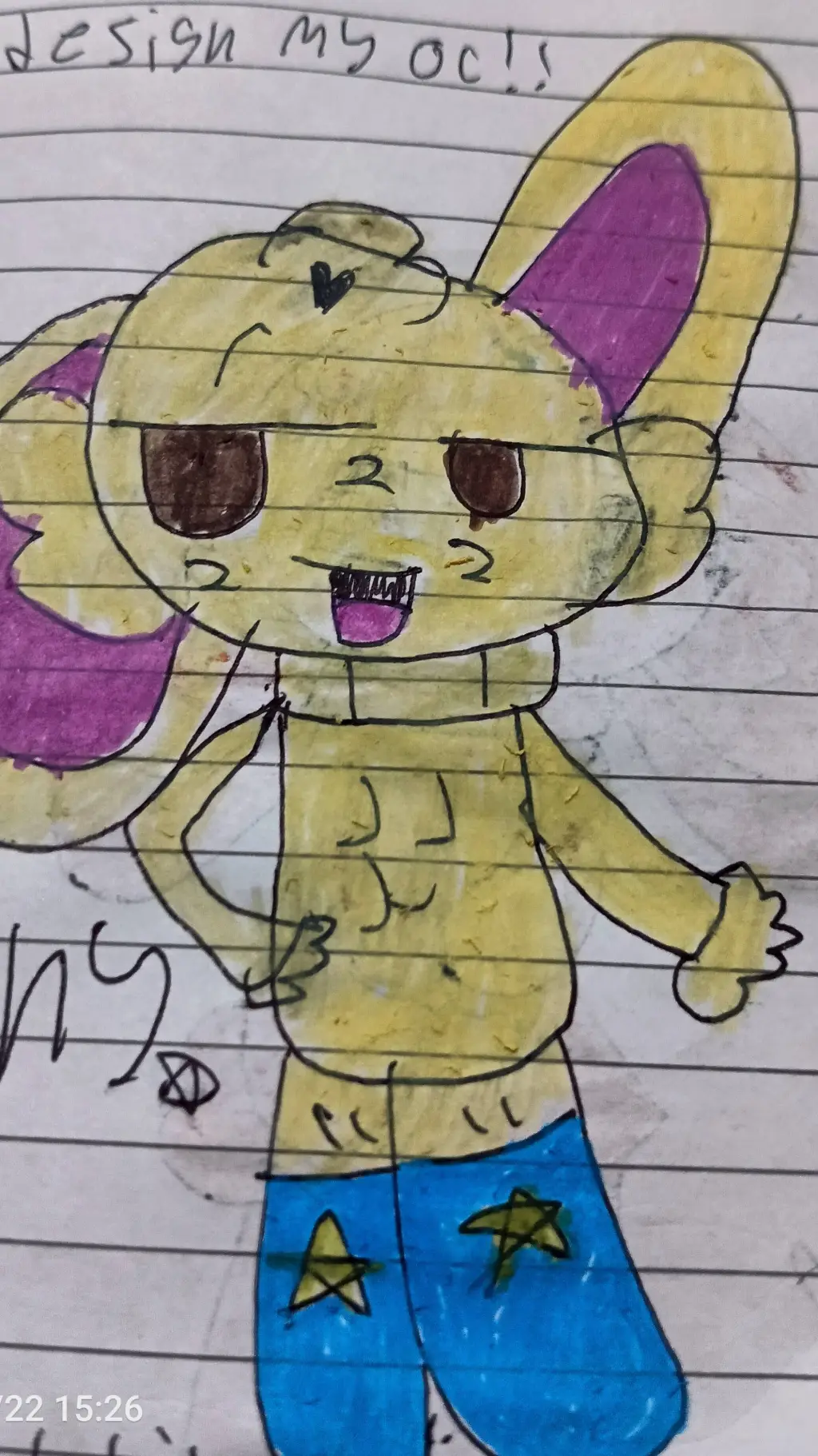 ai character: Sunny bunny  background