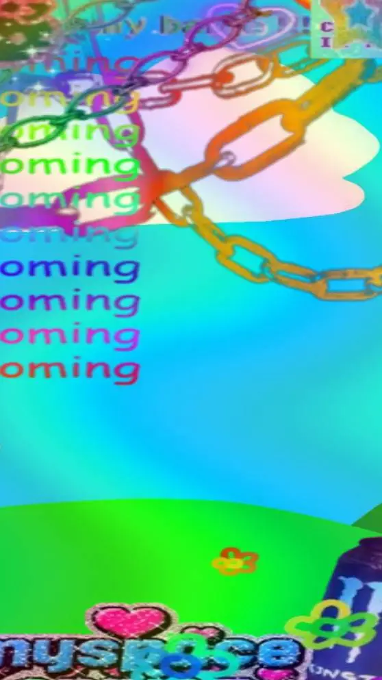 ai character: Sprunki kidcore background