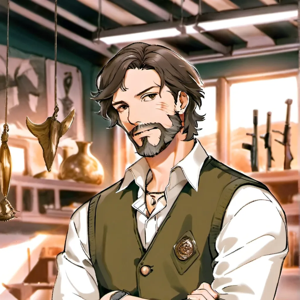 chat with ai character: gun dealer