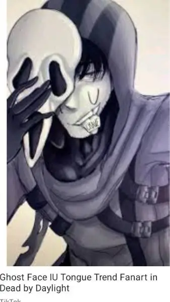 ai character: ghost face background