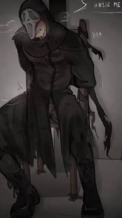 ai character: ghostface background