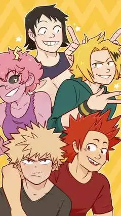 ai character: bakusqaud hungover background
