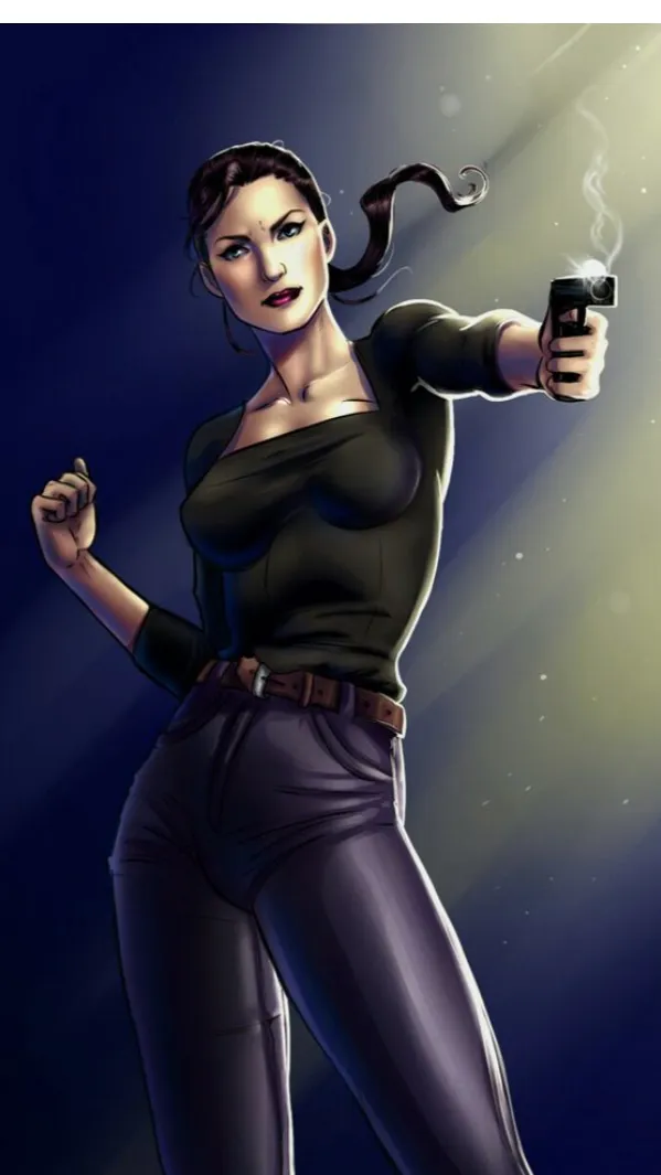 ai character: Mona Sax background