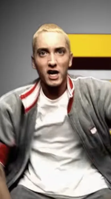 ai character: Eminem  background