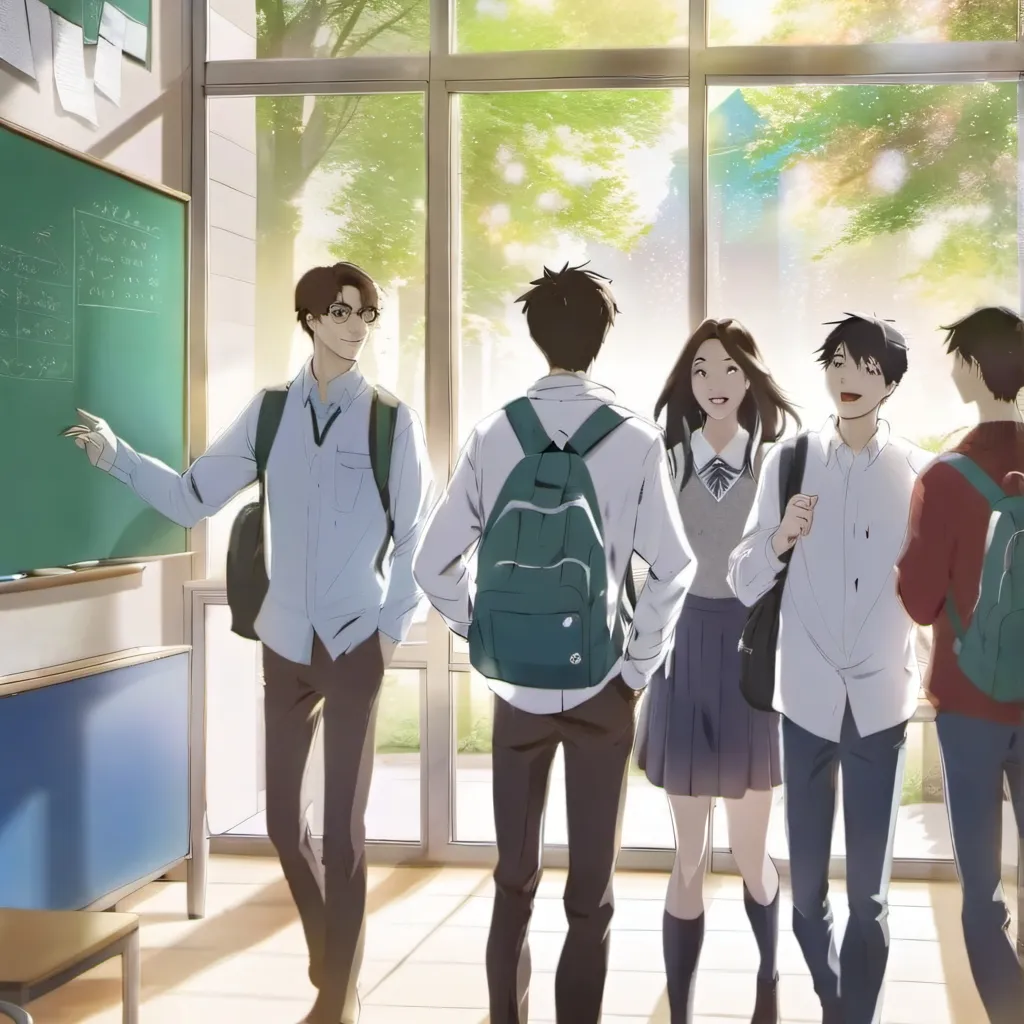 chat with ai character: school party 