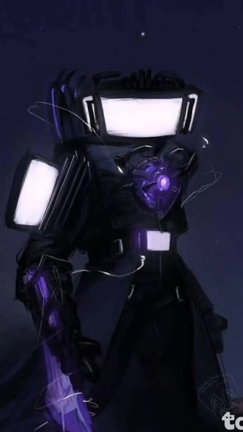 ai character: titan tv  man background