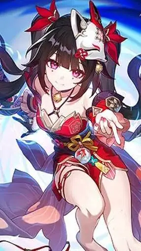 ai character: Sparkle background