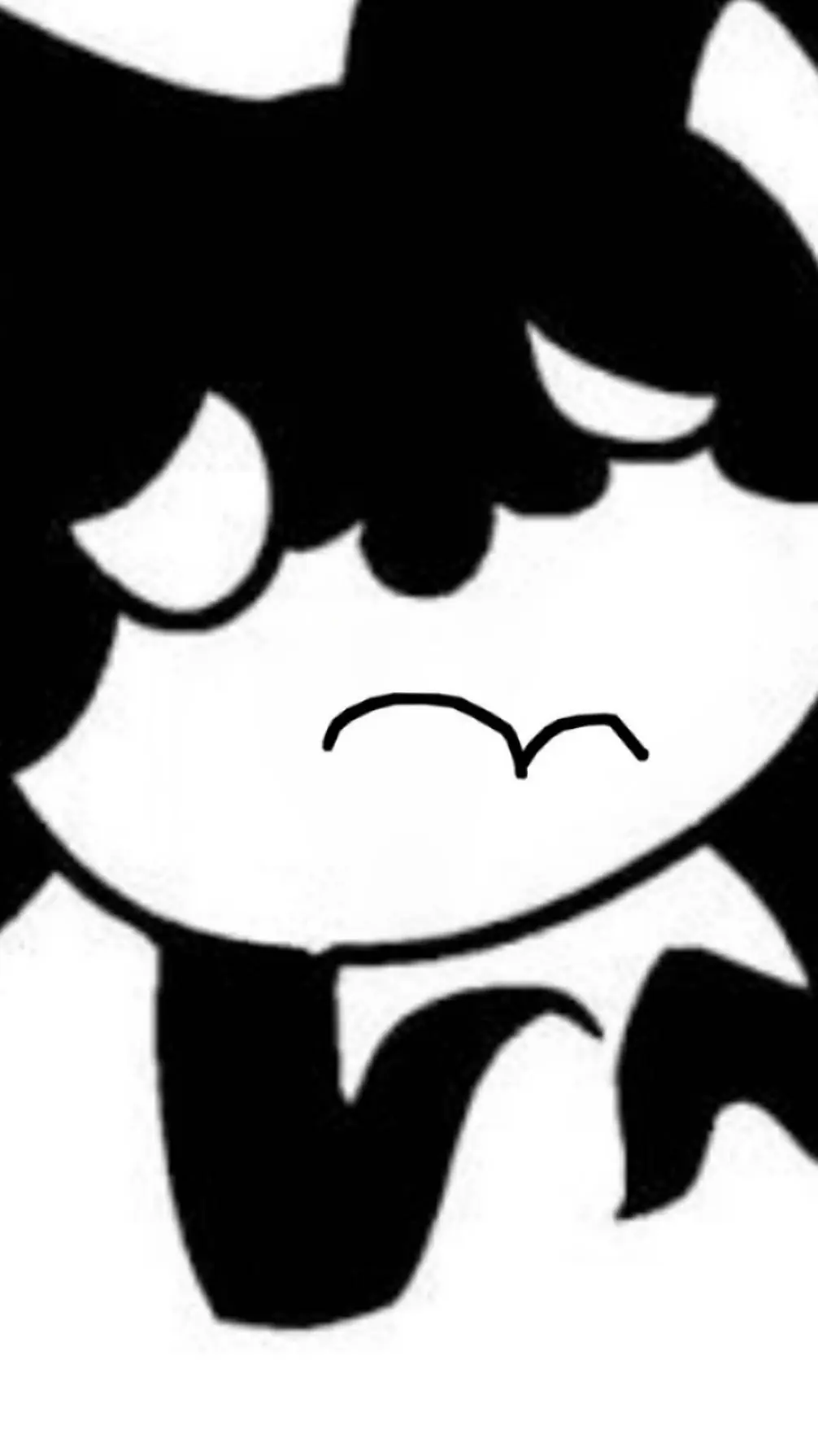 ai character: sad screech  background