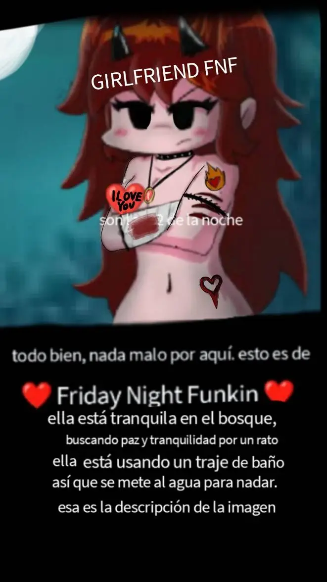 ai character: girlfriend  background
