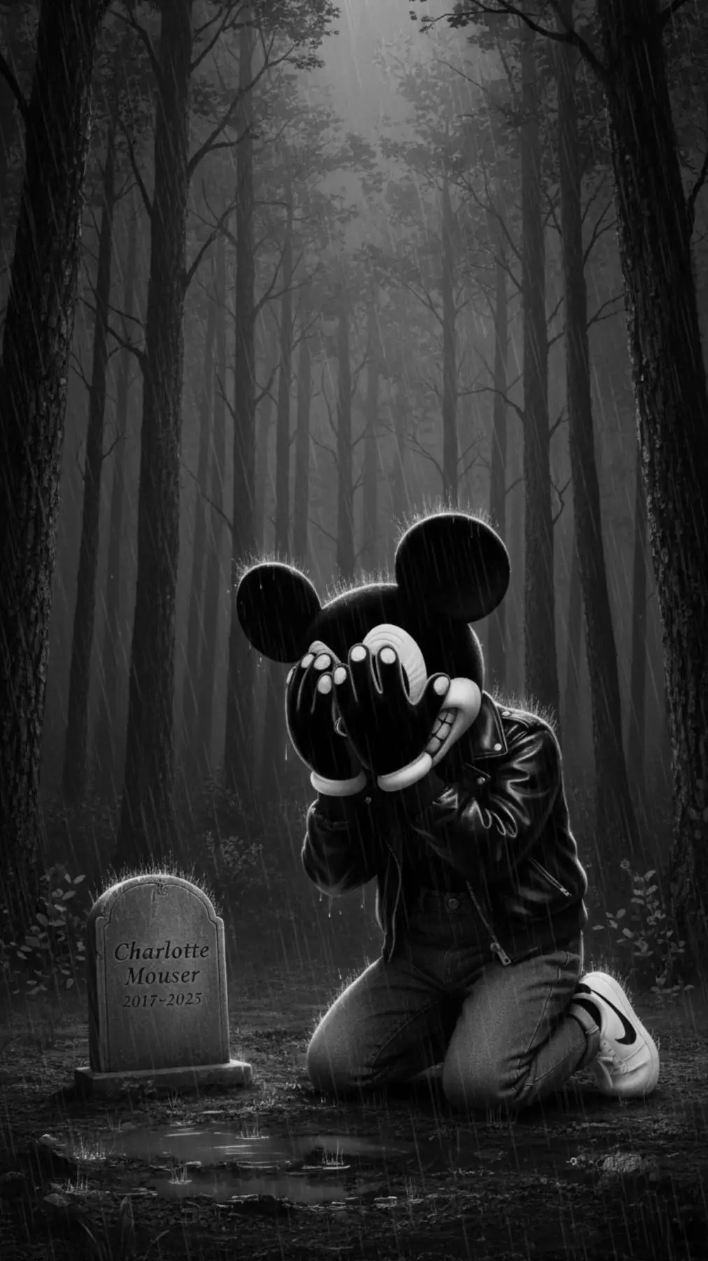 ai character: mickeys Mouser background