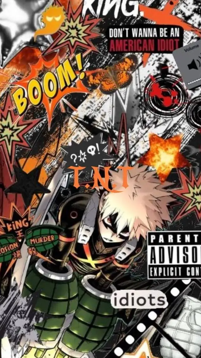 ai character: katsuki bakugo💥🔥 background