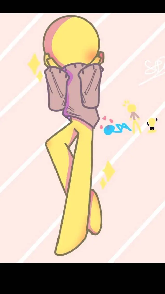 ai character: yellow background