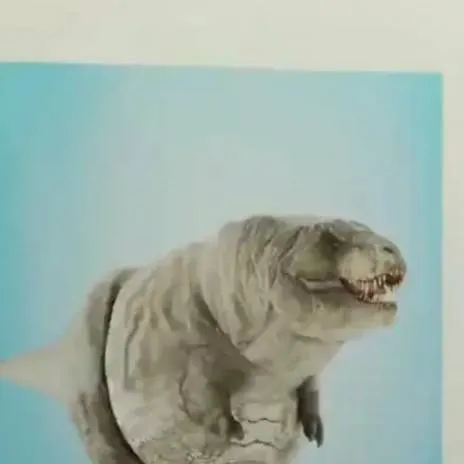 chat with ai character: fatass dino 